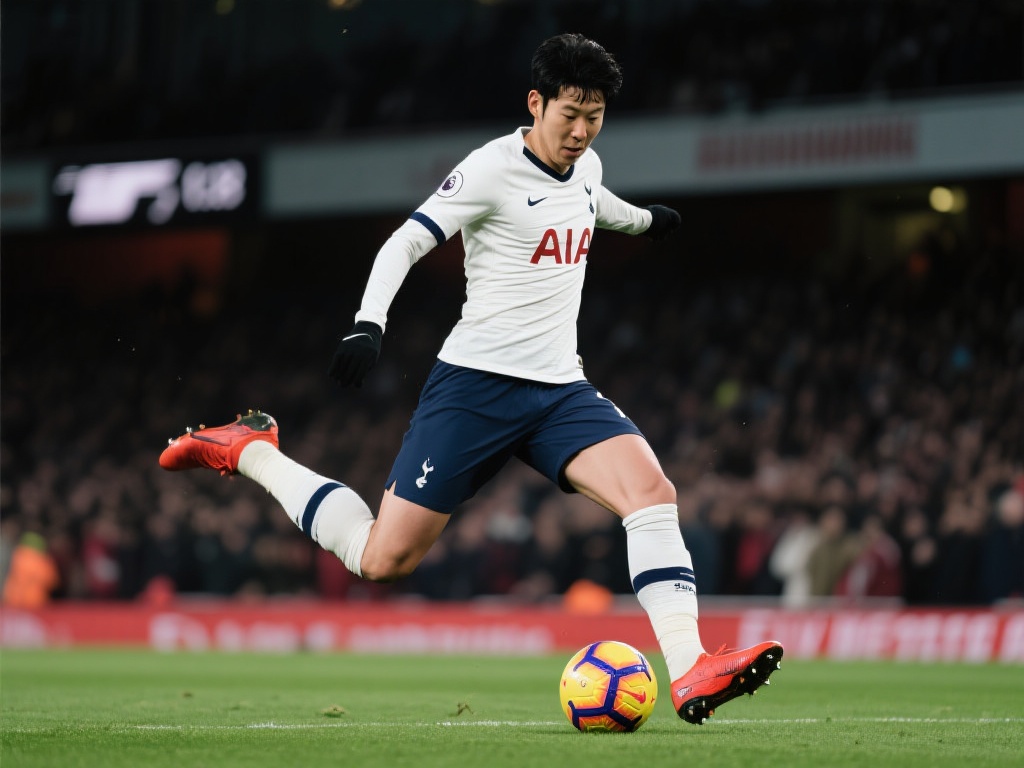 例如，同样效力英超的孙兴慜便以双足能力闻